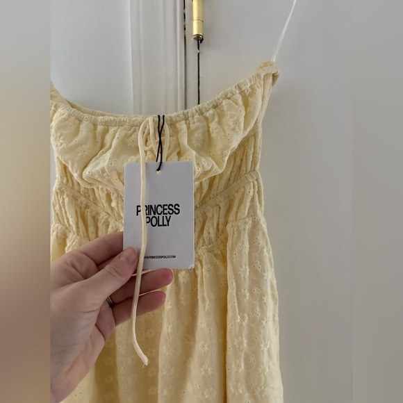 Princess Polly Narlia mini dress Lemon - Picture 9 of 15